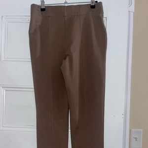 Jones New York stretch slacks. Brown, size small.
